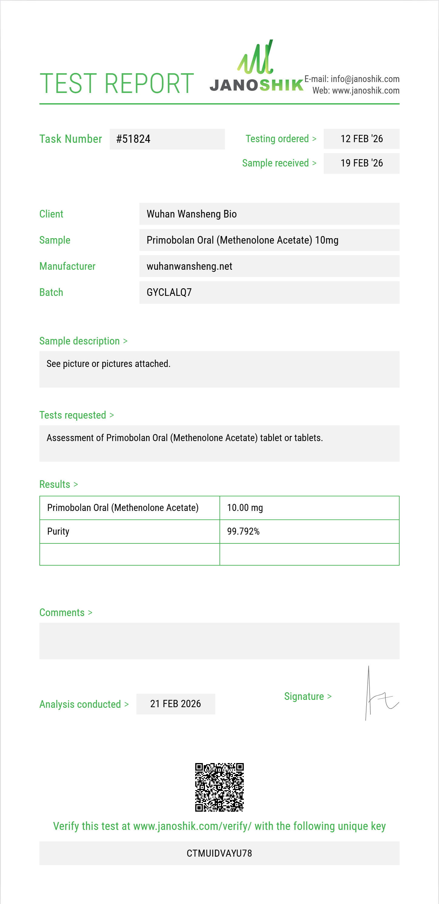 Primobolan Oral (Methenolone Acetate) 10mg